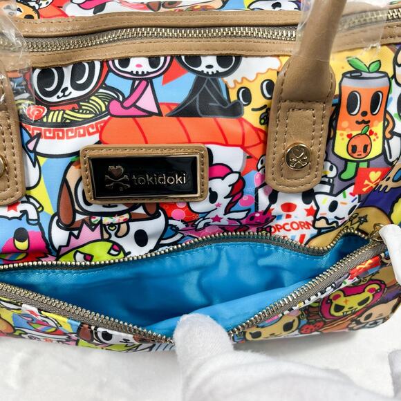 Tokidoki Food Buffet Bowler Bag Purse Vintage Rare Adios Donutella 2015 New - Picture 6 of 13